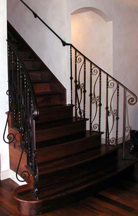 I33 Curved Staircase Railing