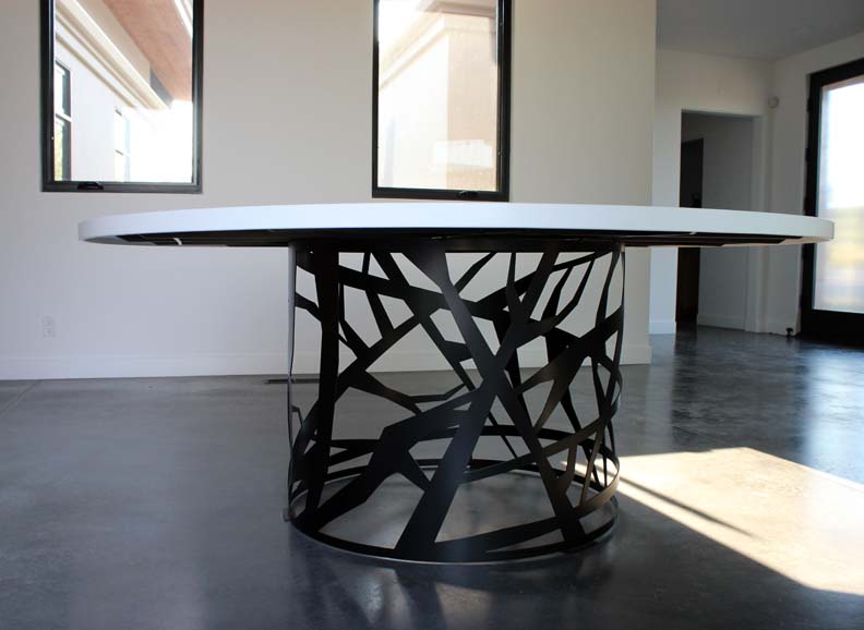 H1 Contemporary Round Dining Table